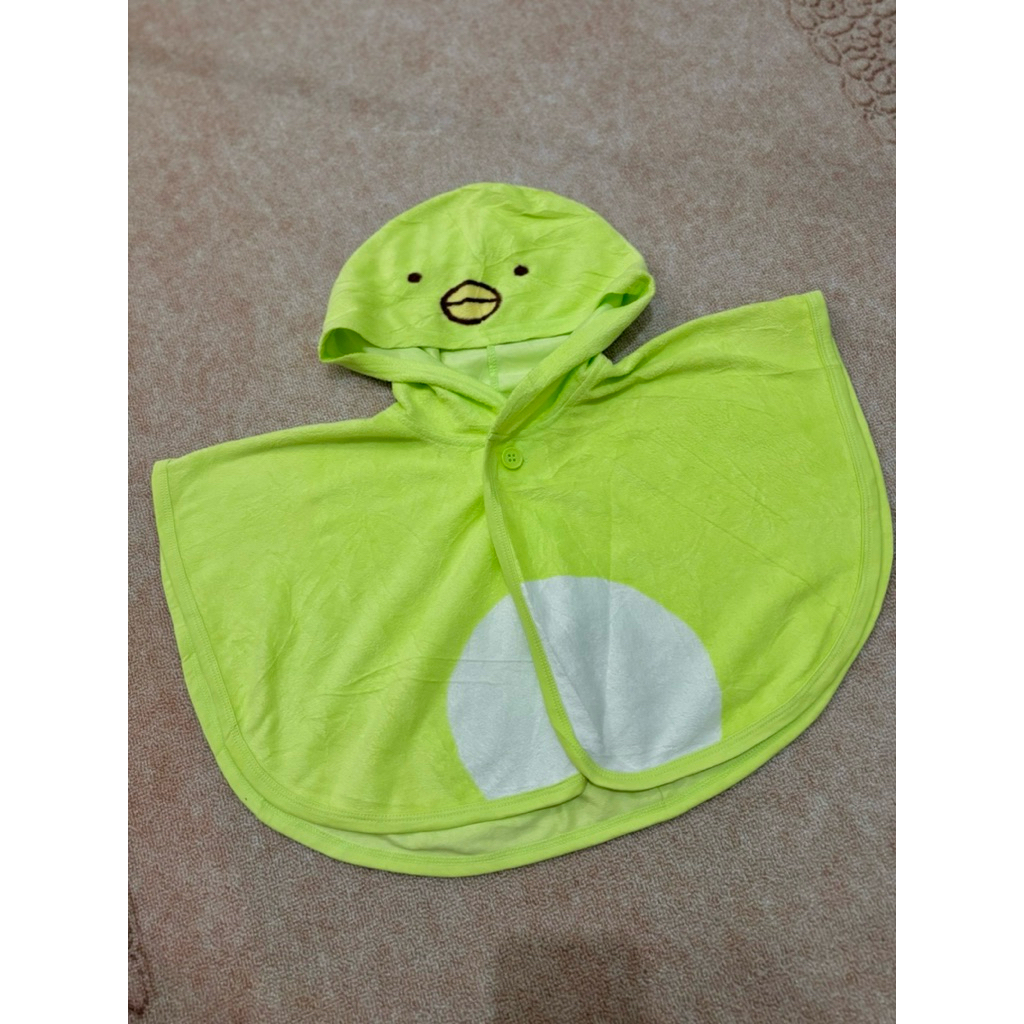 Baby cape / Cape anak / Jaket Karakter (Brand Bandai - Sumikko Gurashi)