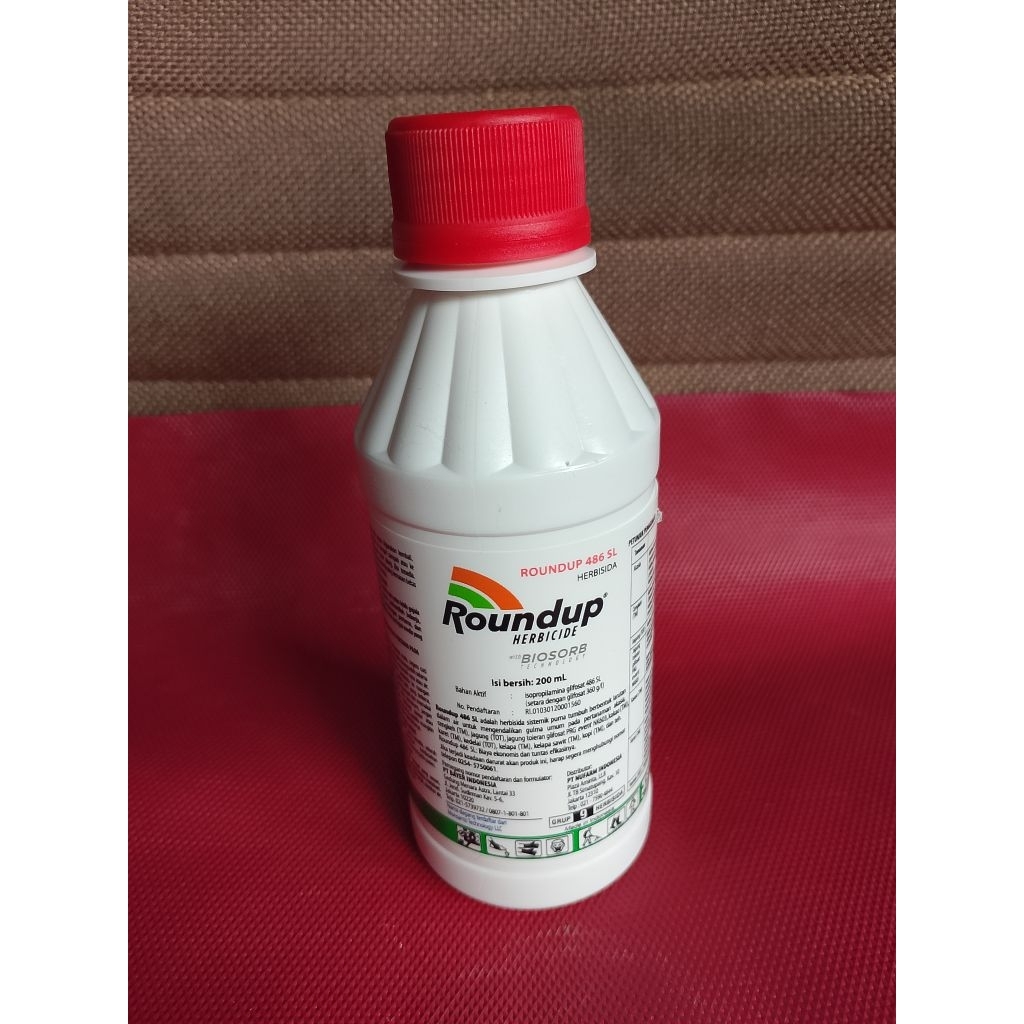 PEMBASMI RUMPUT ROUNDUP HERBISIDA SISTEMIK CAIRAN KUNING