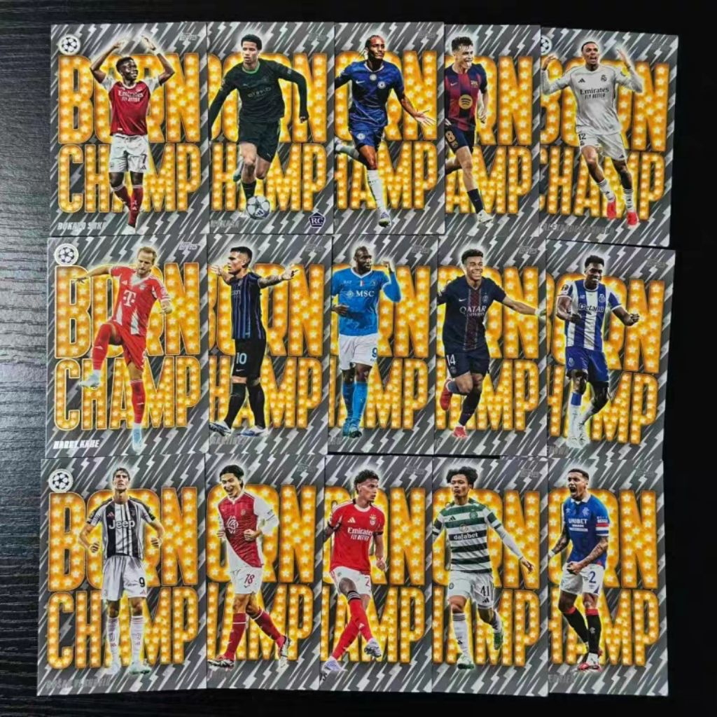 Kartu Bola Set Born Champ Topps Original