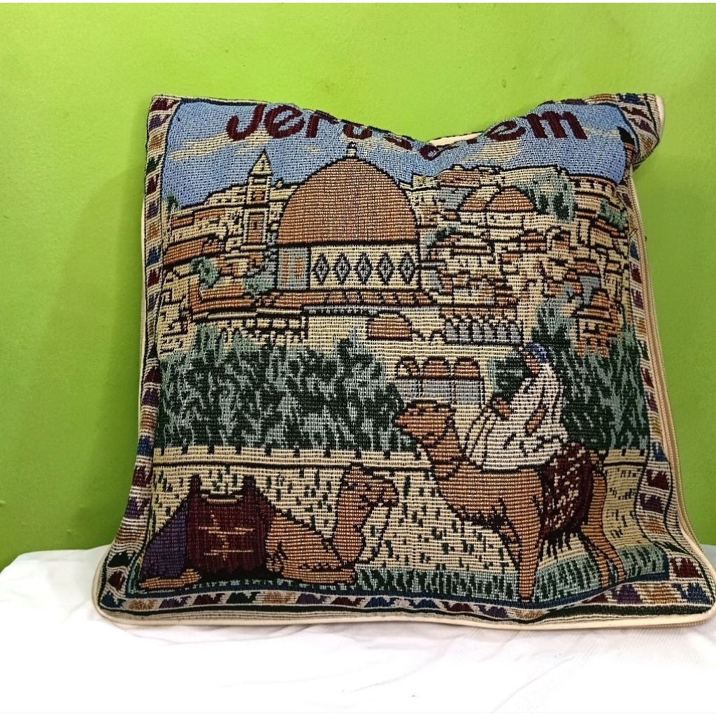 tas tote kain motif mix kulit sintetis