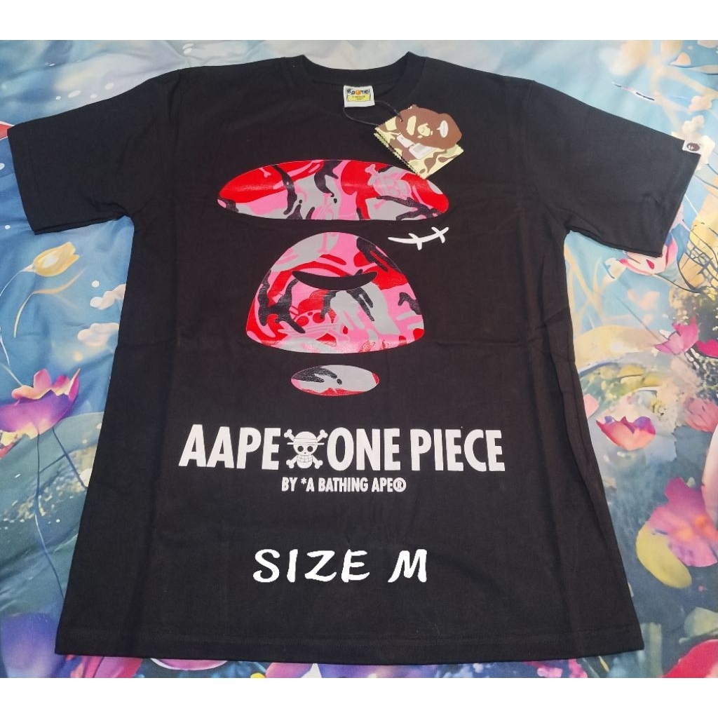 Kaos Dewasa BAPE OnePiece original size M