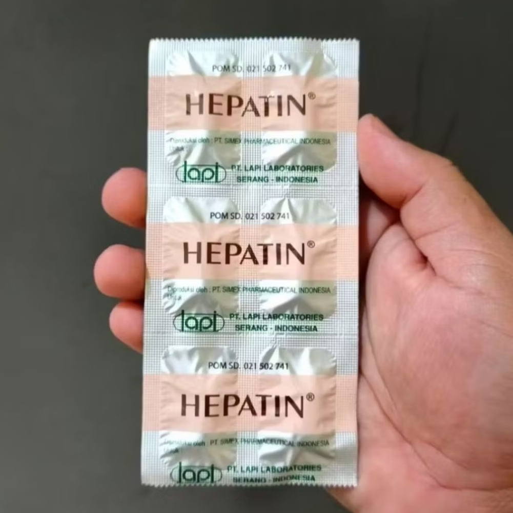 HEPATIN STRIP 6 KAPLET