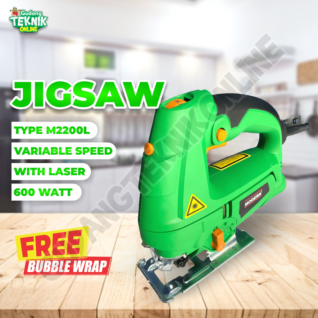 Modern M-2200L / Modern M2200L / Mesin Jigsaw Modern M 2200 L / Gergaji Jig Saw Modern M 2200L Laser