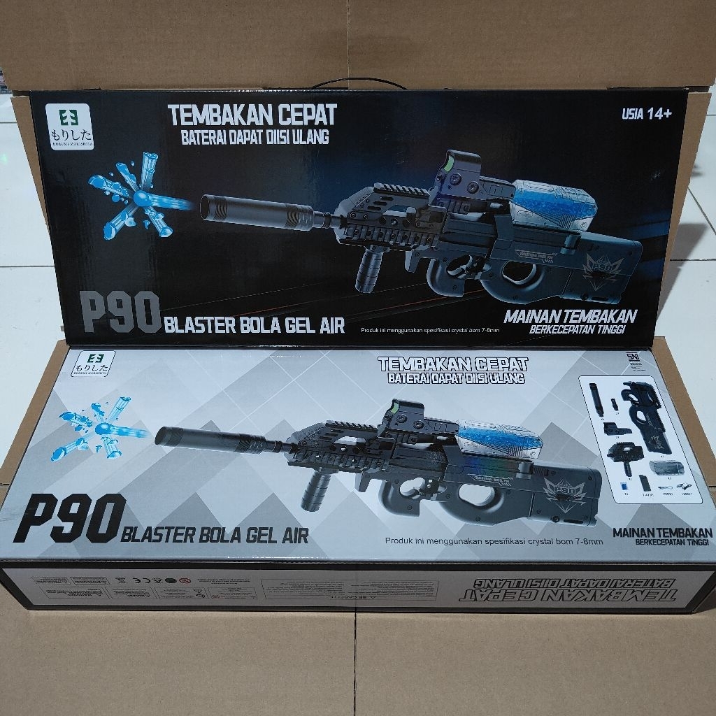 Mainan Anak Tembakan Pistol Air Water Gel Bola Jelly Elektrik Gel Blaster Gun Rechargeable USB