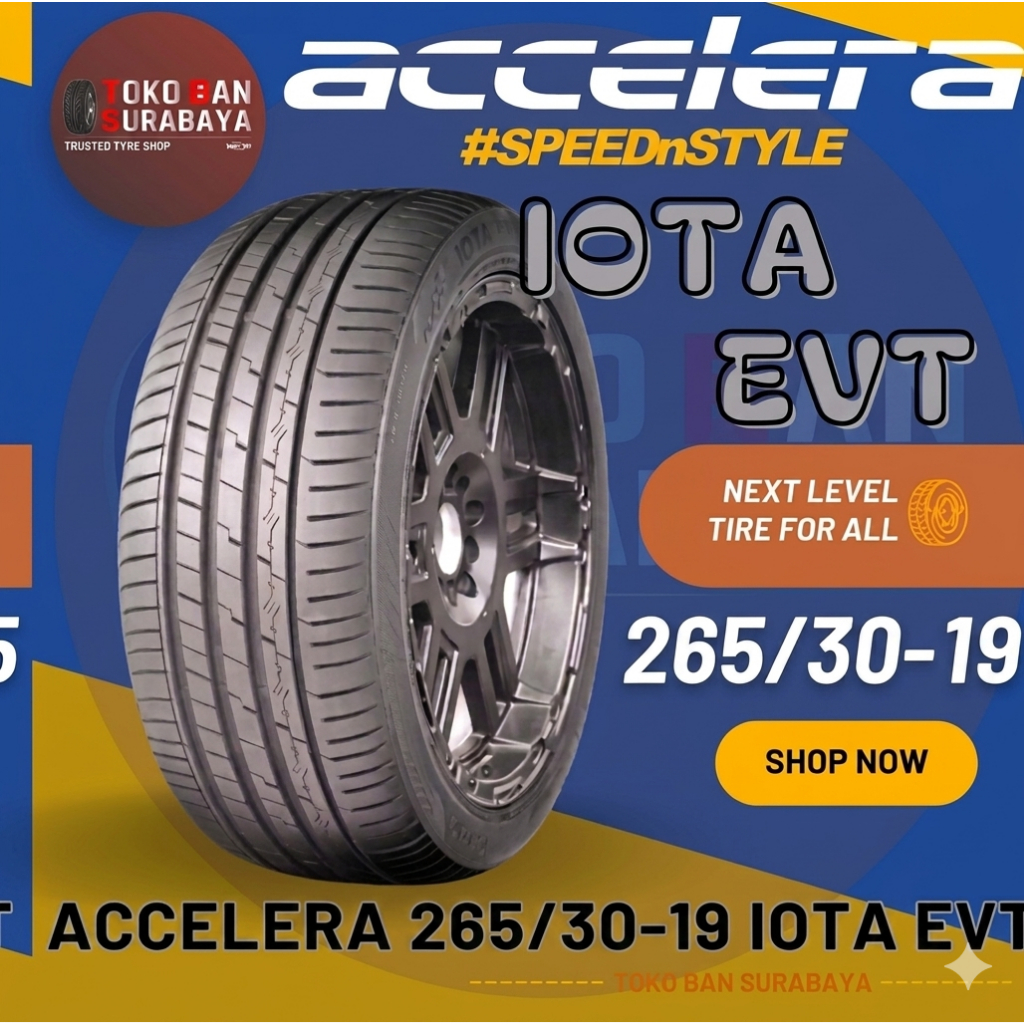 Ban Mobil Accelera 265/30 R19 265/30R19 265/30/19 26530 R19 26530R19 R19 R 19 IOTA EVT
