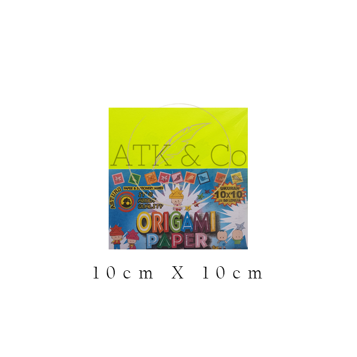 Kertas Lipat 10x10 Asturo - Origami Paper Asturo 10 x 10 Isi 50 Lembar