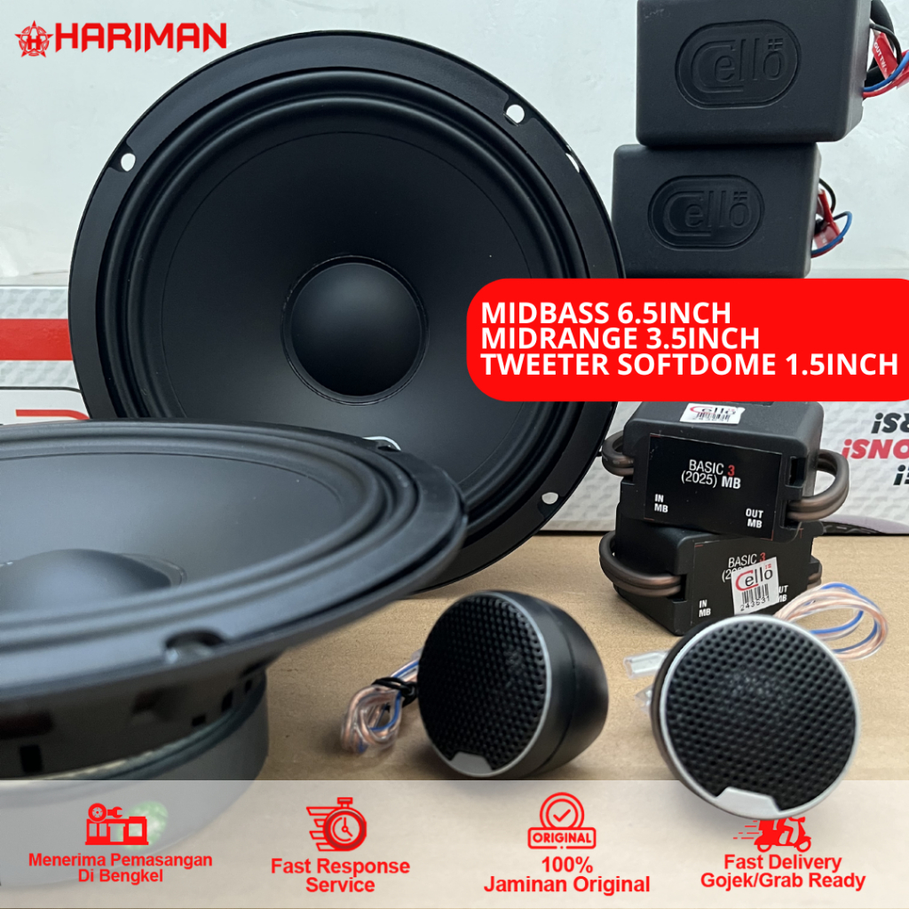 SPEAKER 3 WAY CELLO BASIC 3