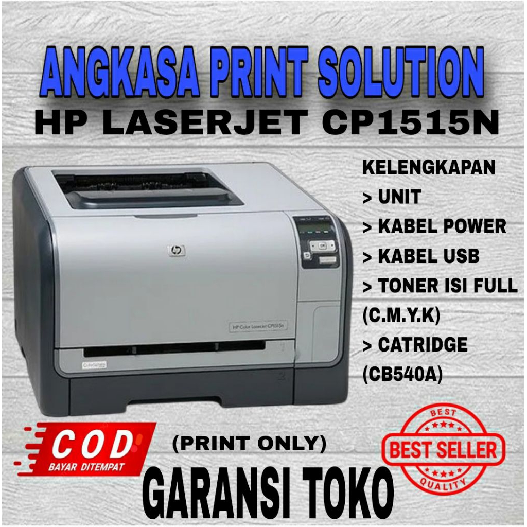 Printer Color Hp Laserjet Cp1515n 1515 Siap pakai