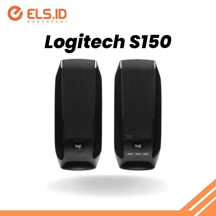 Speaker Logitech S150 USB Stereo Digital Sound Original | Plug & Play | PC Laptop | Portable Multime
