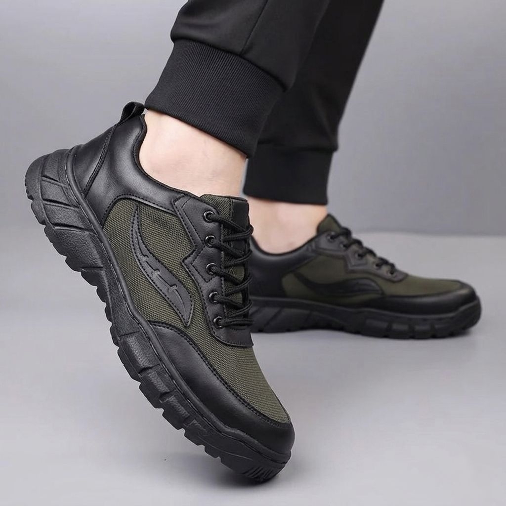 Sepatu Gunung Pria Safety Ujung Besi Kerja Pdh Outdoor Tracking Hiking