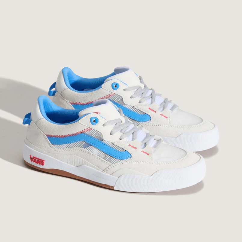Sepatu Vans Skate Wayvee 2.0 Blanc De Blanc Azure