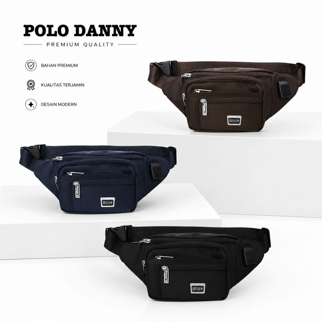 TAS PINGGANG POLO DANNY. TAS PINGGANG ORIGINAL POLO DANNY