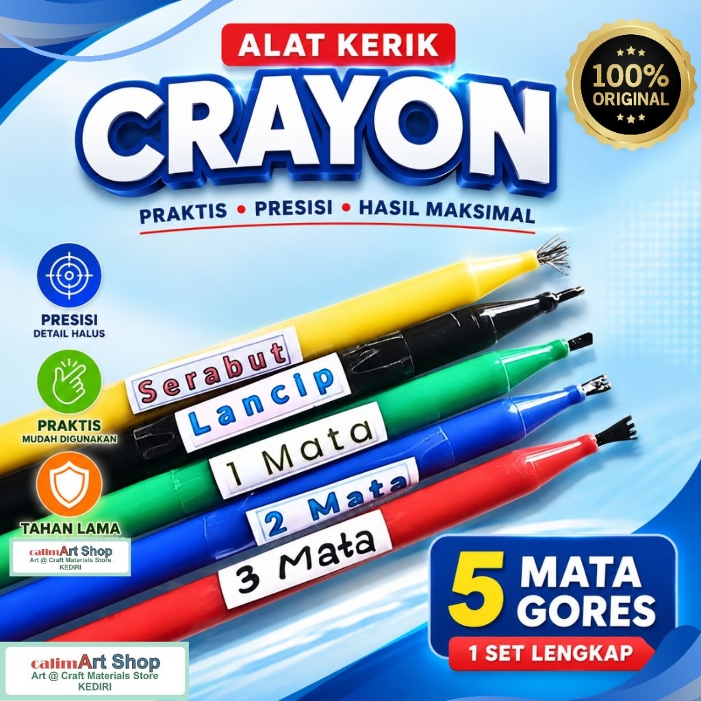 ALAT KERIK CRAYON/ ALAT GORES MEWARNAI