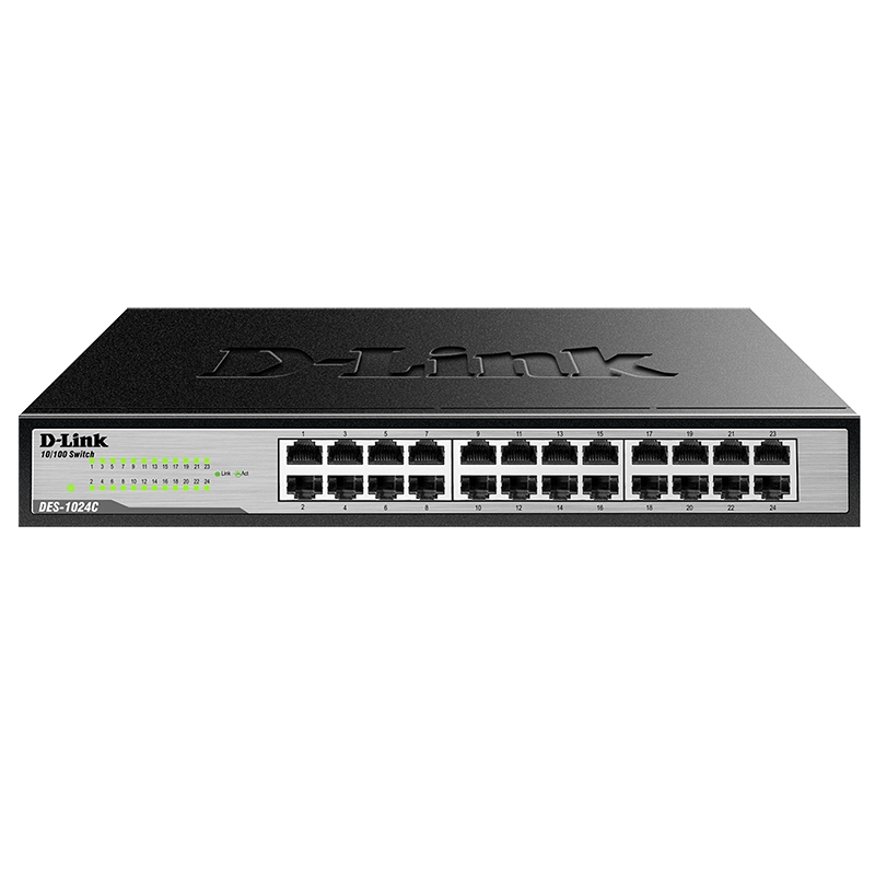 D-LINK Switch Hub 24 Port DES-1024D Desktop LAN DLINK DES1024C/D