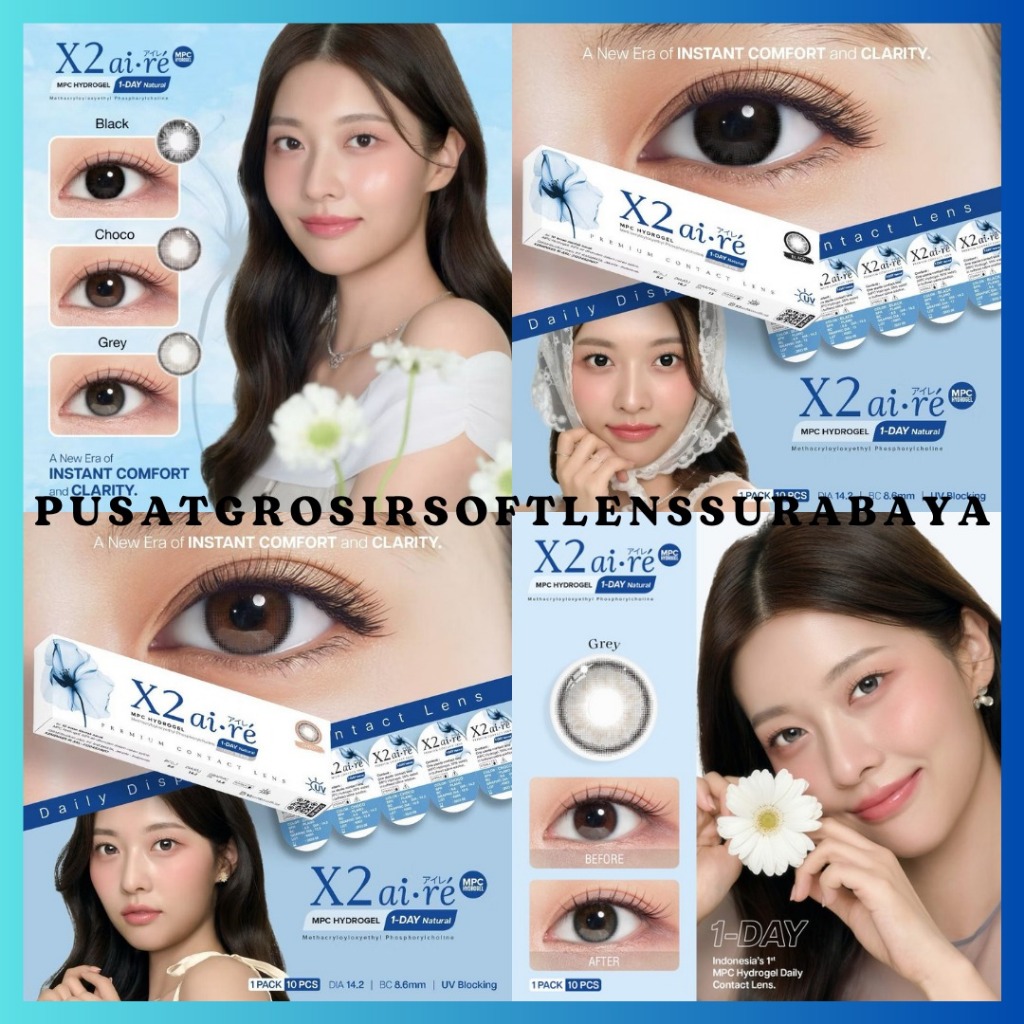SOFTLENS AIRE 1 DAY COLOR 14,2 MM G.DIA 12,8M ///// SOFLEN / SOPLEN / SOFLENS / SOFTLEN / SOFTLENT /