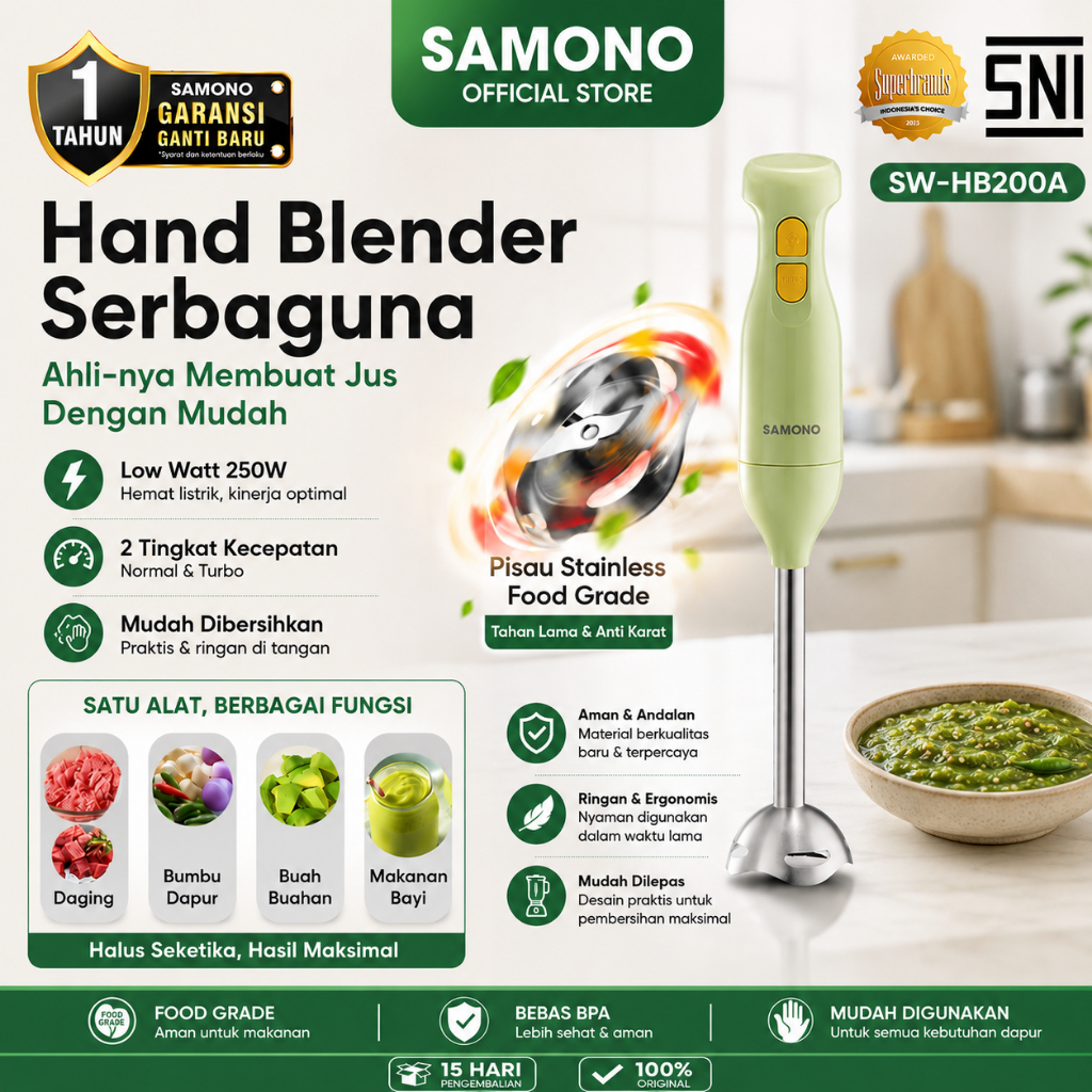 Samono SW-HB200A Hand Blender