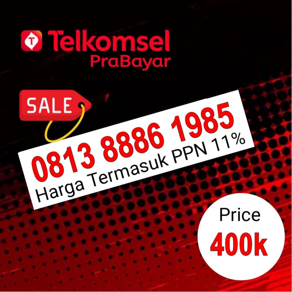 nomor cantik Telkomsel tahun lahir 8886 1985