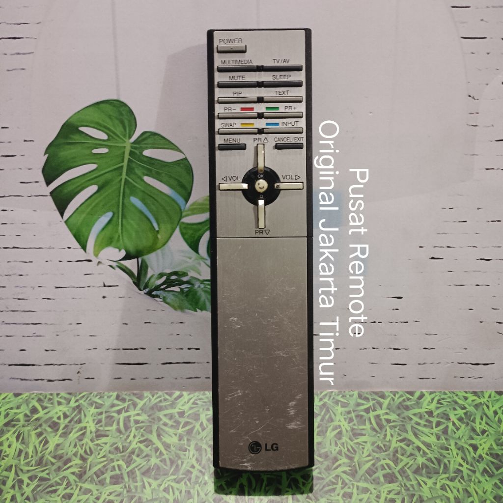 REMOTE REMOT TV LG KLASIK LG RETRO 6710V00136G ORIGINAL SILVER
