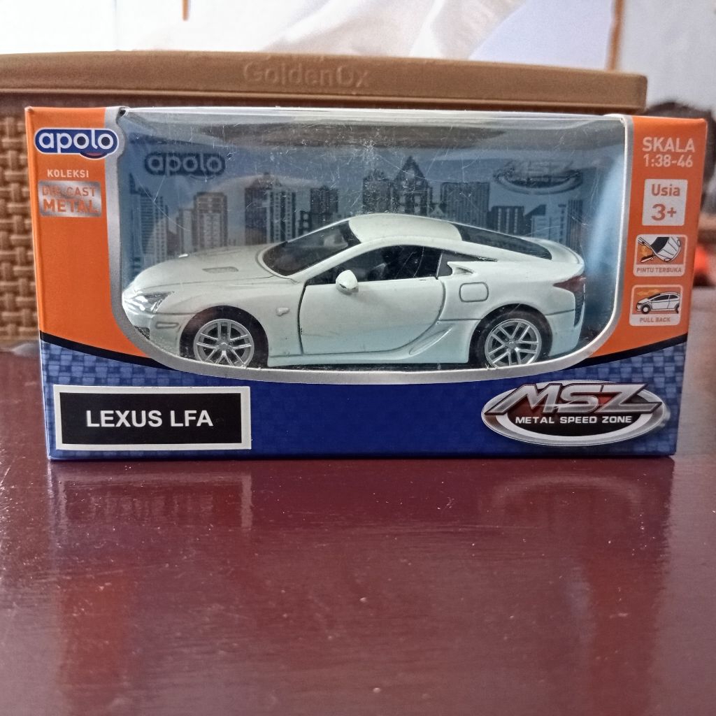 apolo Lexus LFA putih MSZ skala 36