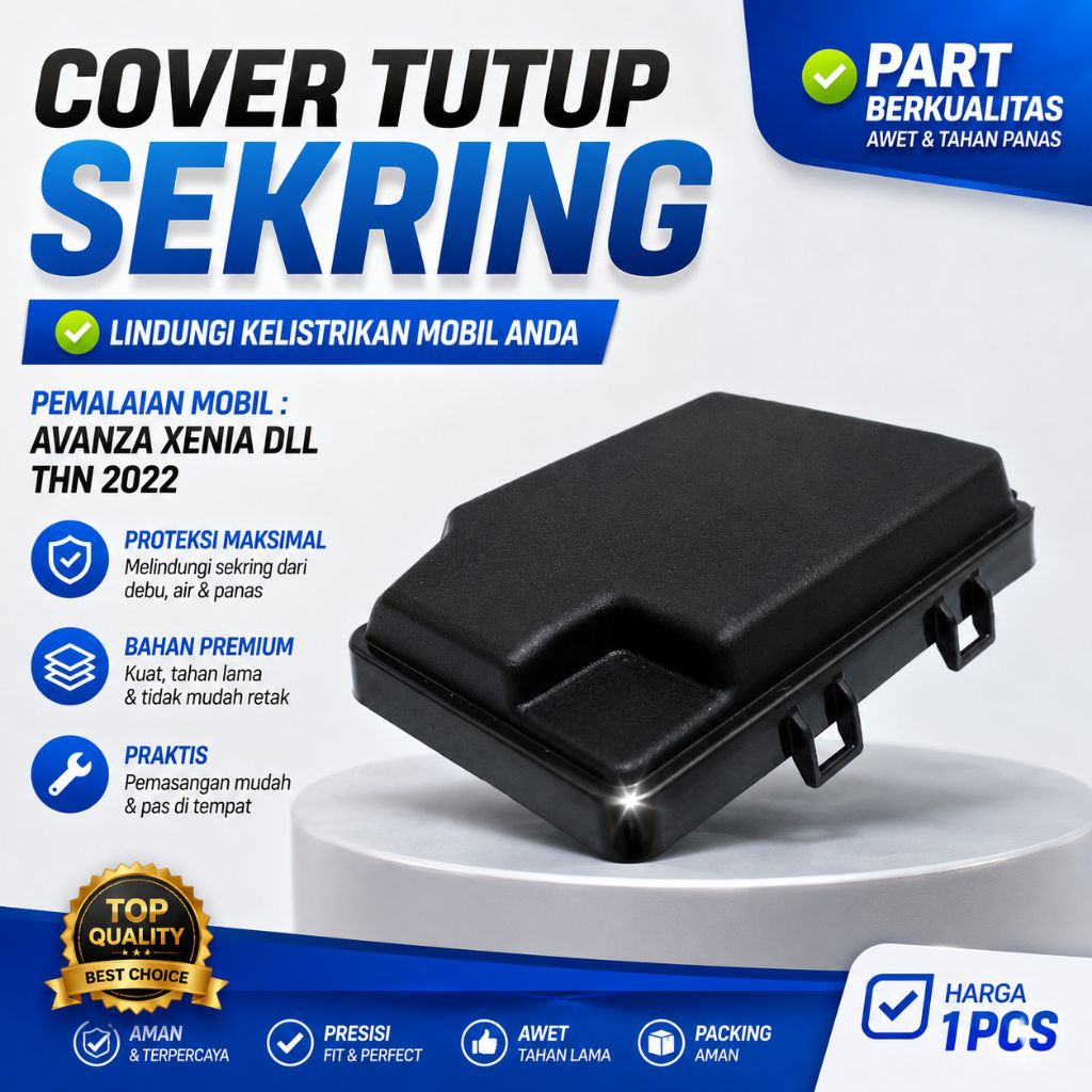 Cover tutup box sekring mobil avanza xenia 2022 Original harga 1pcs.