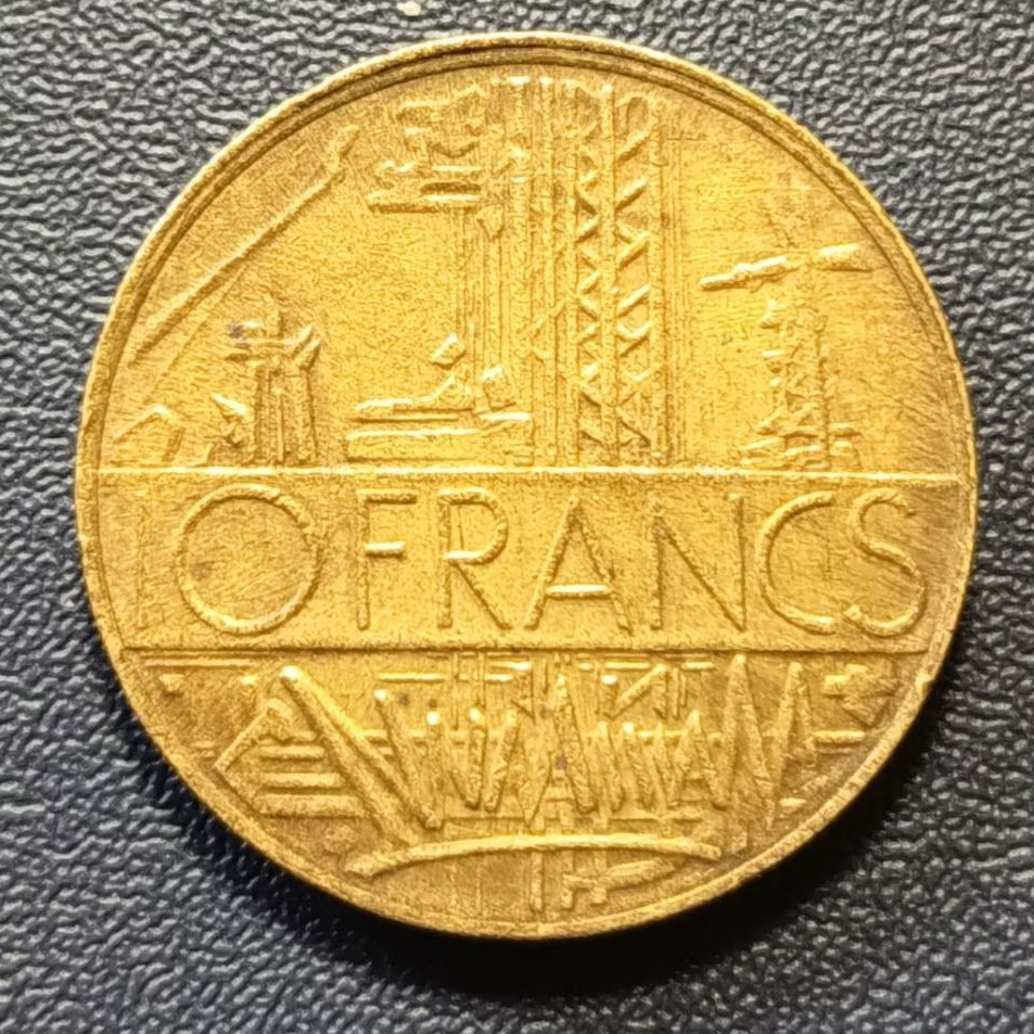 Koleksi Koin Asing France 10 Francs