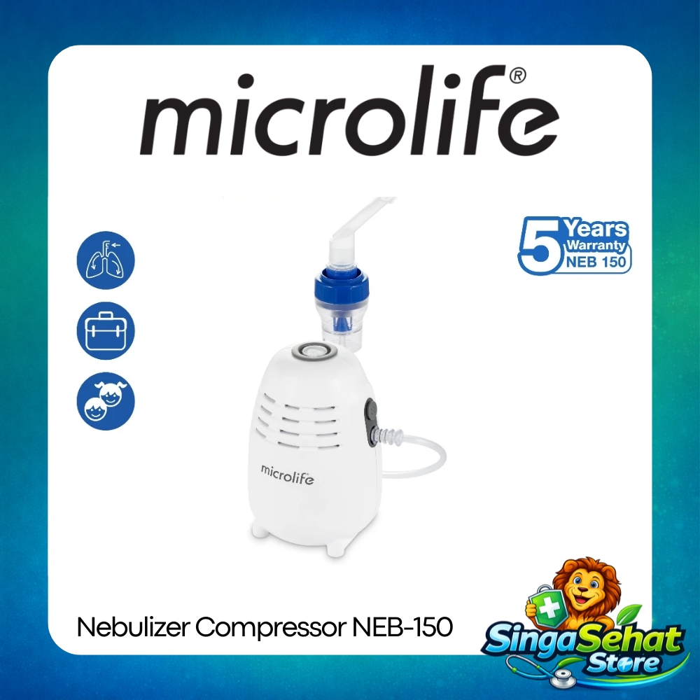 Nebulizer Compressor Microlife NEB 150 Mini - Alat Terapi Uap Pernapasan