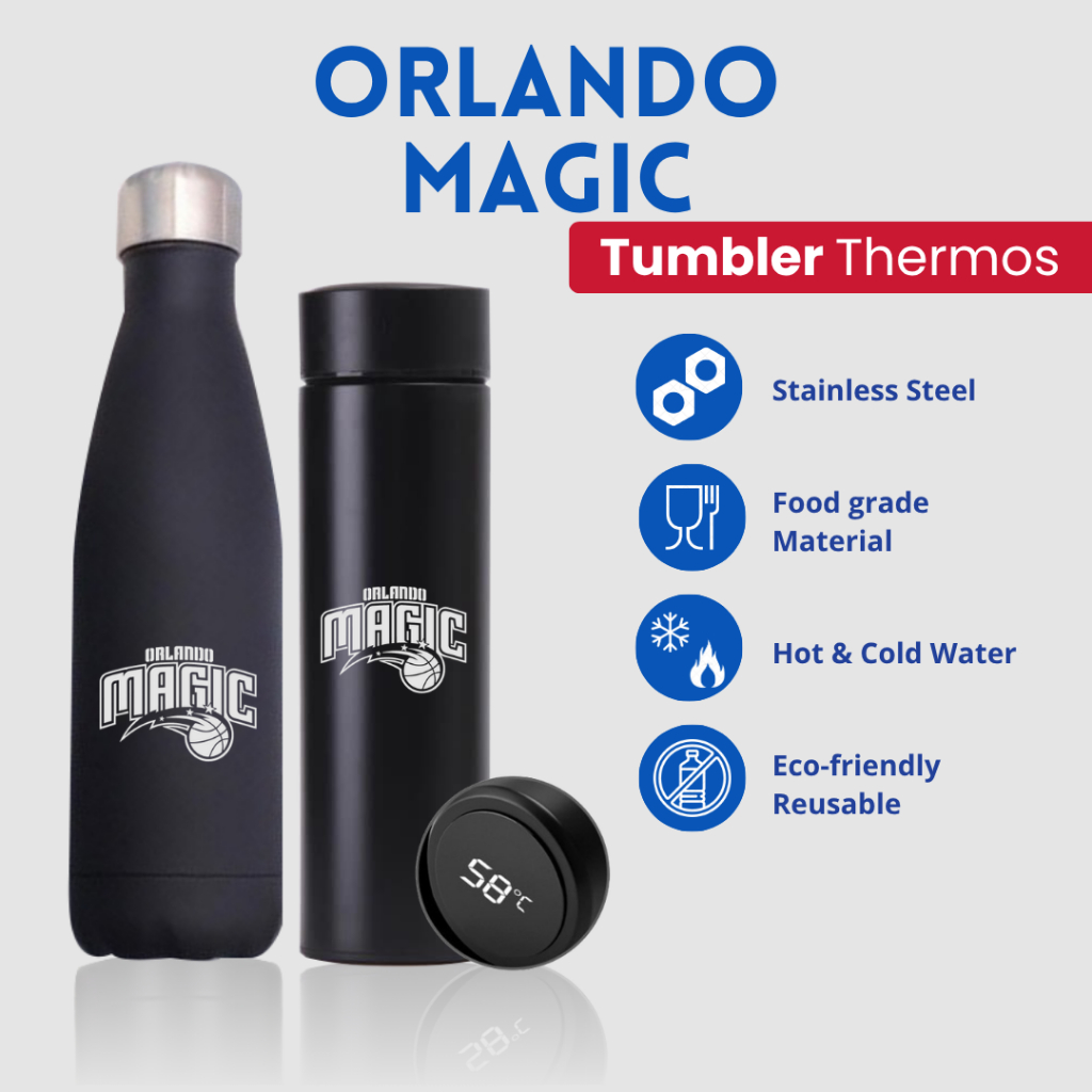 ORLANDO MAGIC - TUMBLER TERMOS CUSTOM DESAIN LOGO ORLANDO MAGIC