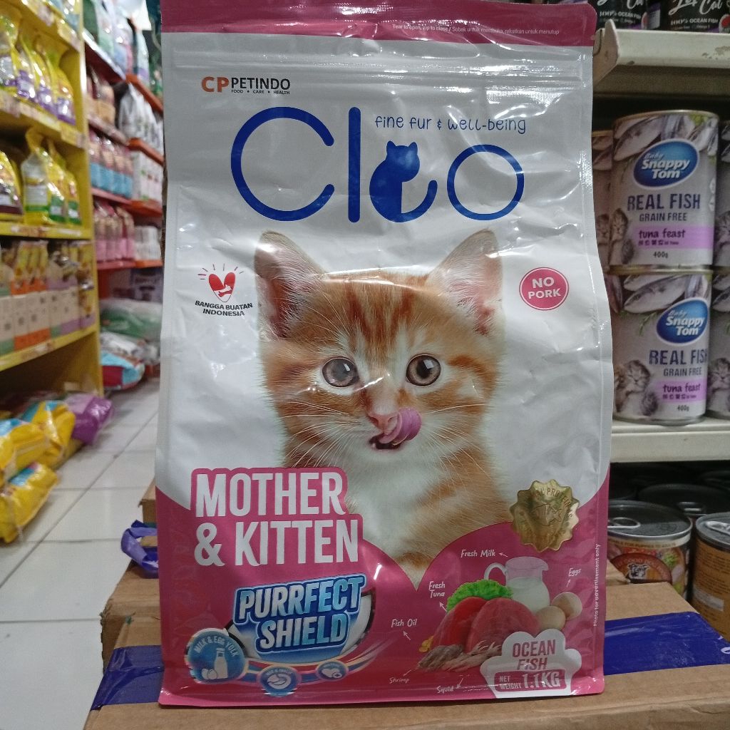 Makanan Kucing Cleo Kitten 1,2kg Freshpack - Makanan Kucing Cleo