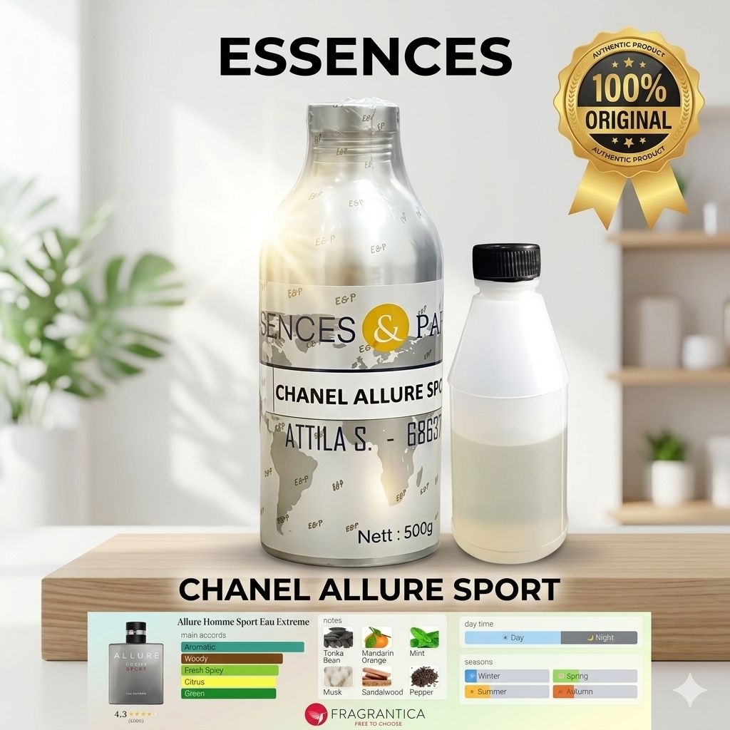 ESSENCES GRADE B/ATTILA S/ALLURE SPORT/KEMASAN SEGEL REPACK/BIBIT MURNI