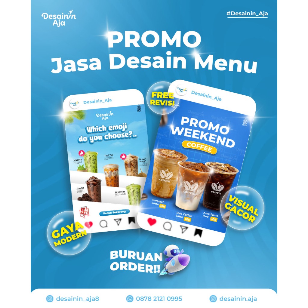 JASA DESAIN MENU MAKANAN & MINUMAN