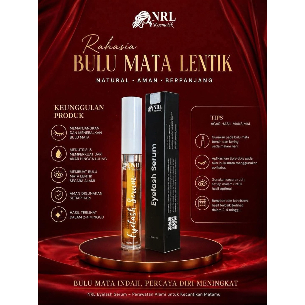 NRL EYELASH SERUM BULU MATA SERUM NRL KOSMETIK ORIGINAL