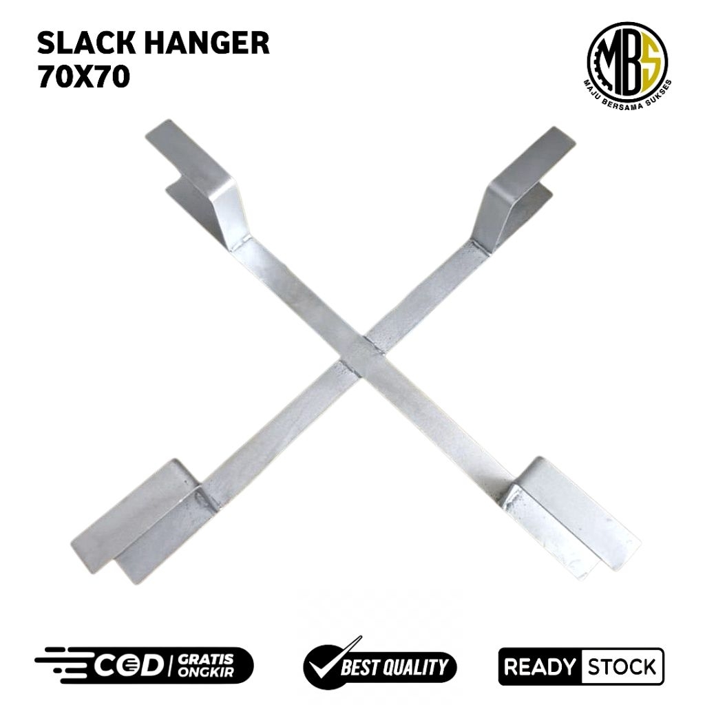 Slack Hanger 70x70 - Slack Support - Fixing Slack - Kabel Adss - Stang Slek - Slek Kabel - Gulungan 
