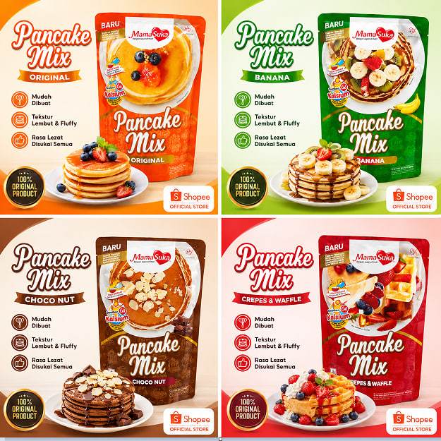 pancake mix mama suka 190gr