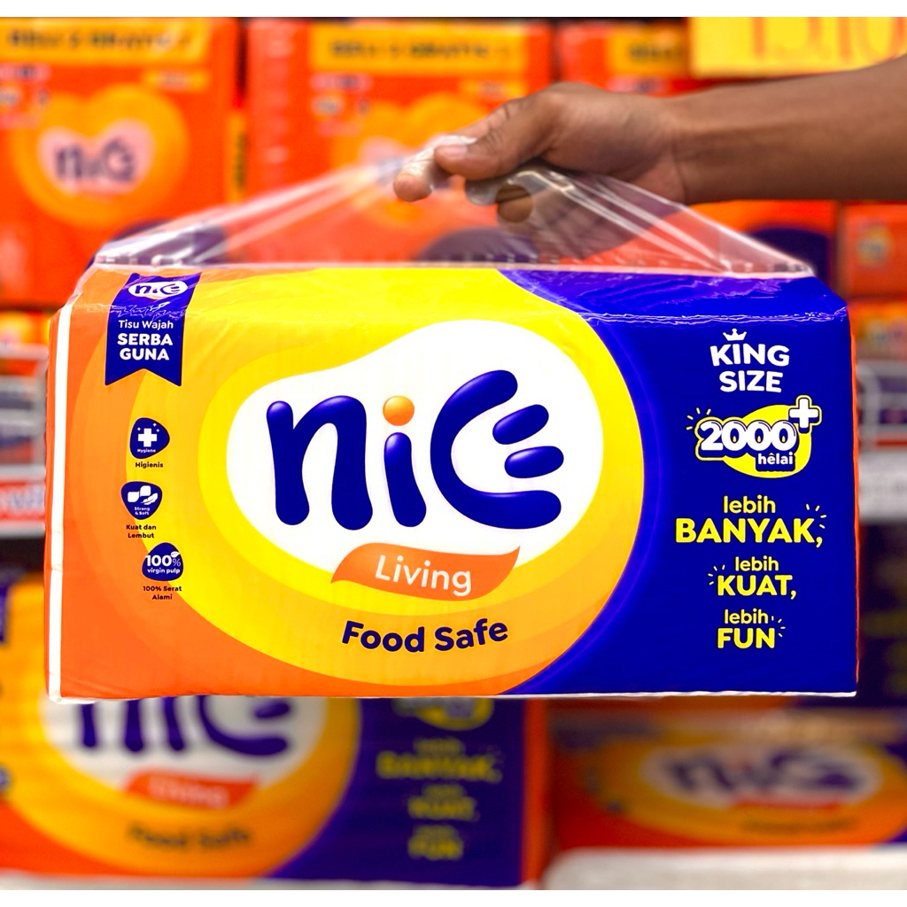 TISSUE NICE 2000ply/TISSUE NICE 1kg/NICE KEMASAN BESAR/TISU MURAH