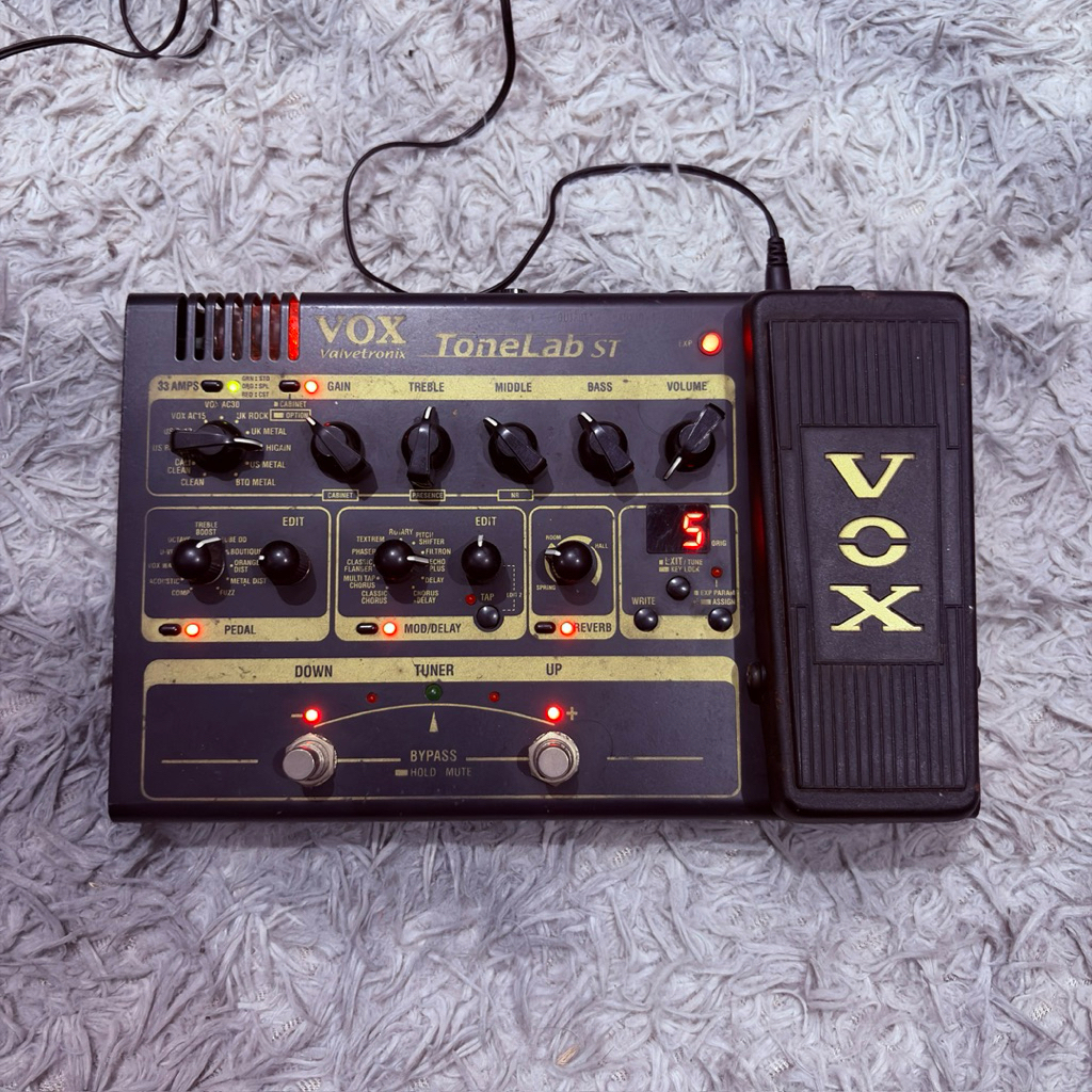 EFEK GITAR Vox Tonelab St second original normal