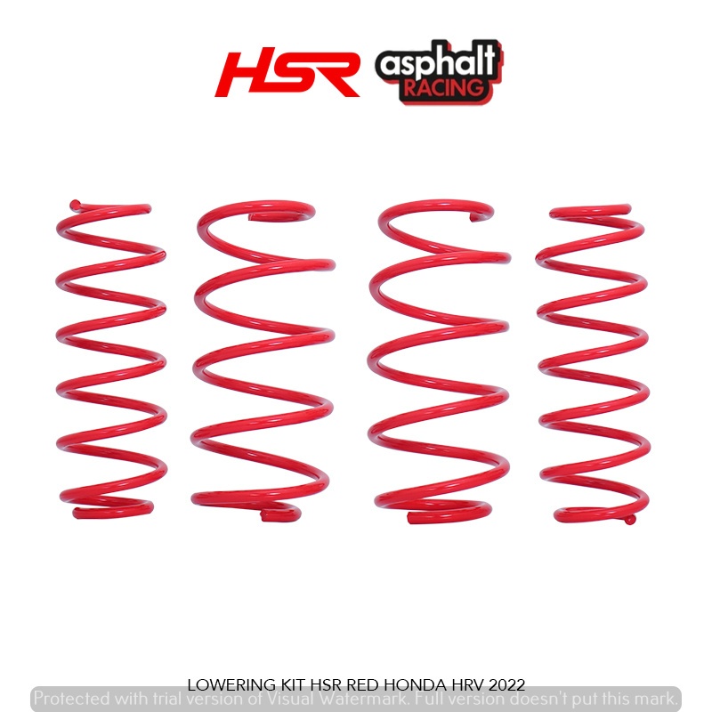 LOWERING KIT HSR RED UNTUK HONDA HRV 2022
