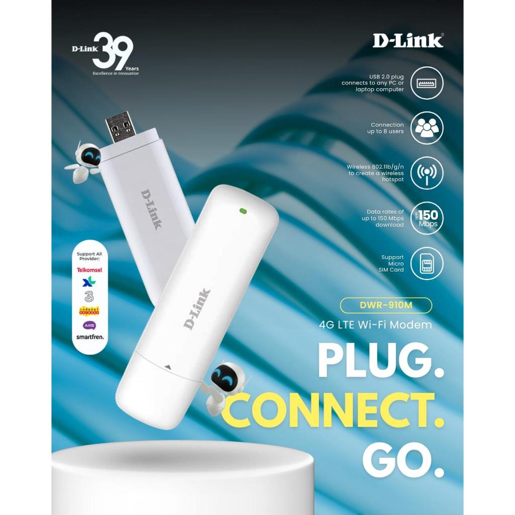 D-Link DWR-910M 4G LTE USB Wingle Mifi Wifi Modem Router