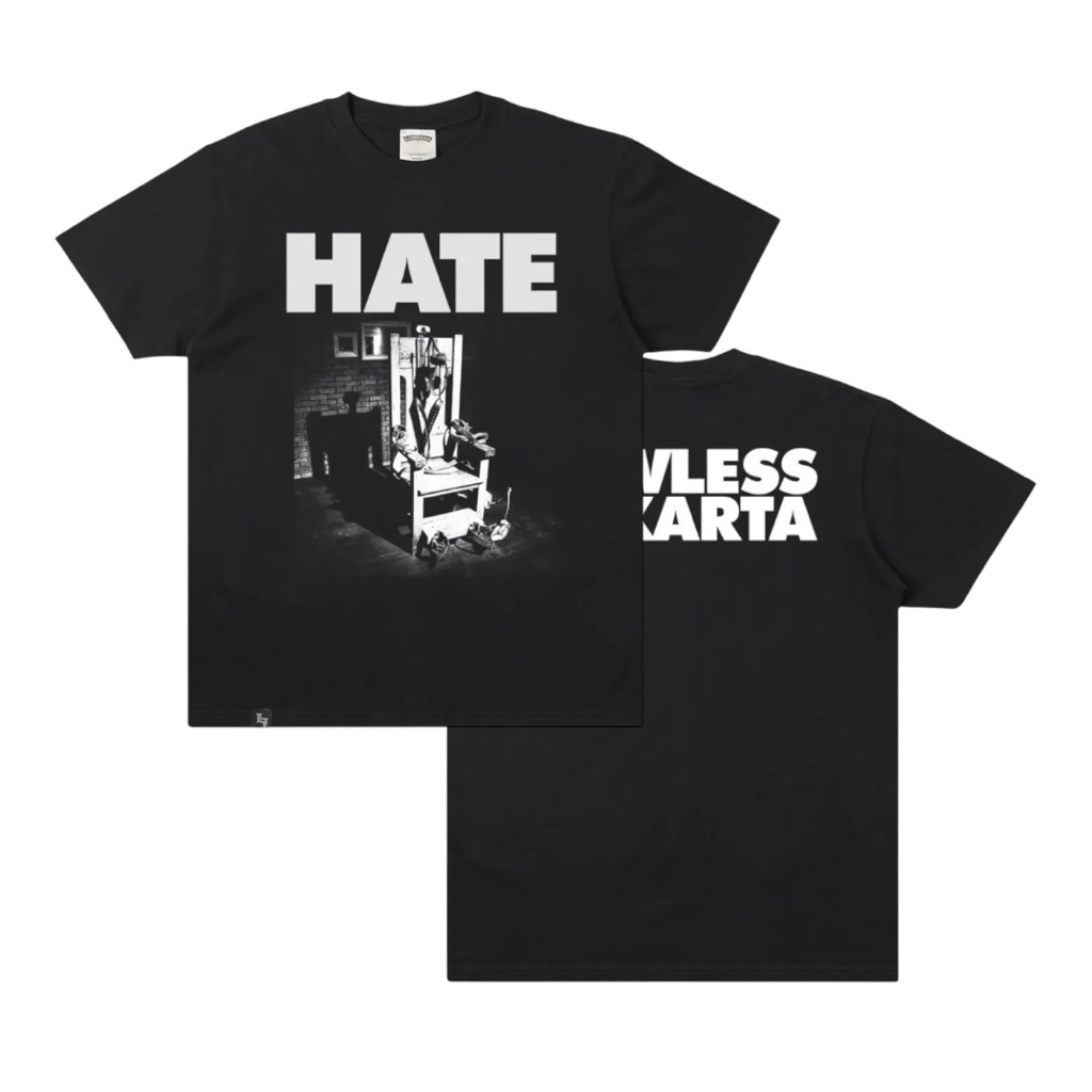 Tshirt Lawless Jakarta Hate Electric Chair