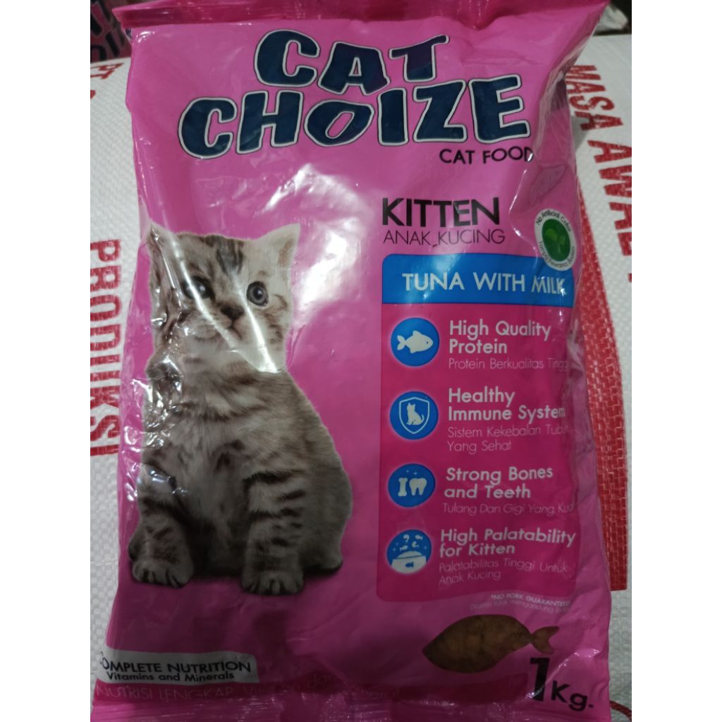 Makanan Kucing Kering Cat Choize untuk  bayi kitten
