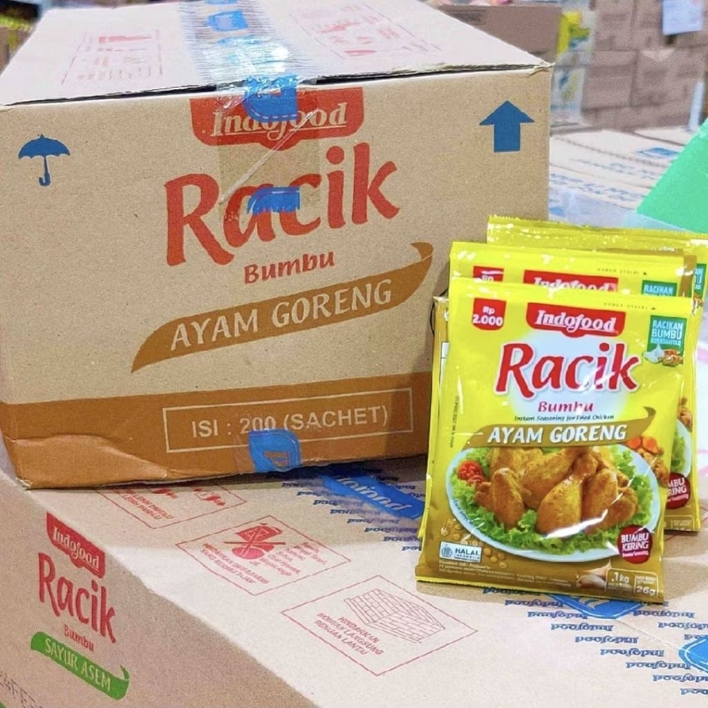 Indofood Racik Bumbu Semua Varian 1 Karton / Dus / 200 Pca