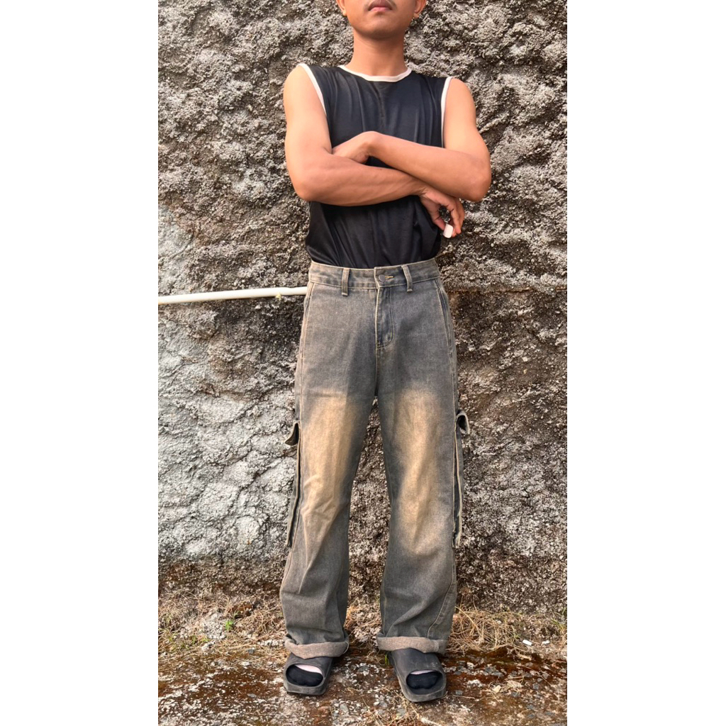 Celana Cargo multi Pocket