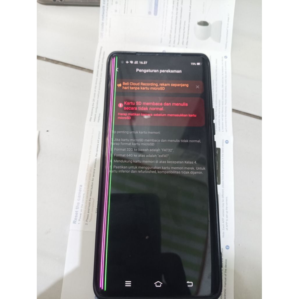 lcd vivo x50pro original minus bergaris