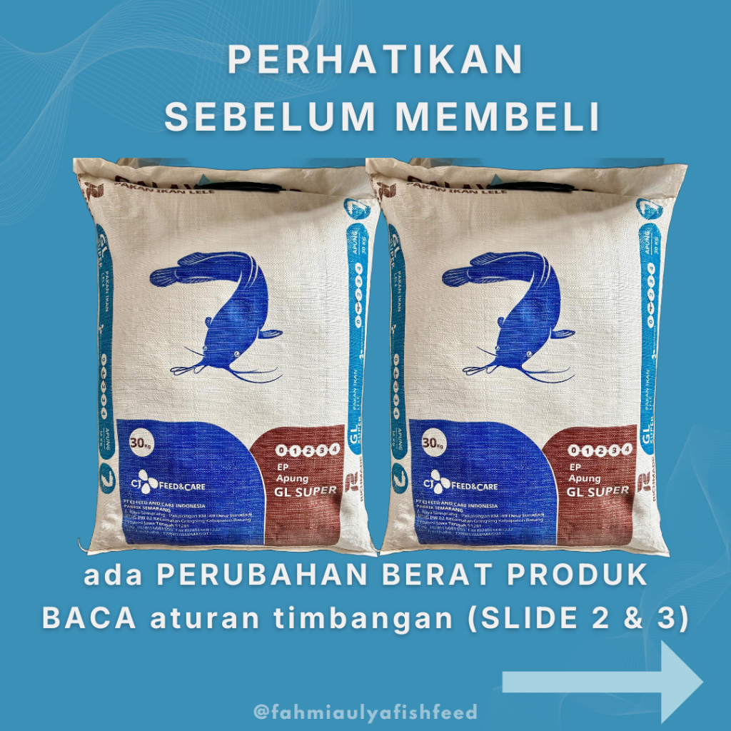 PAKAN IKAN GALAXY SUPER GS -1, -2, -3 (KEMASAN 2 KG) | PELET IKAN PREMIUM GALAXY CJ FEED INDONESIA |