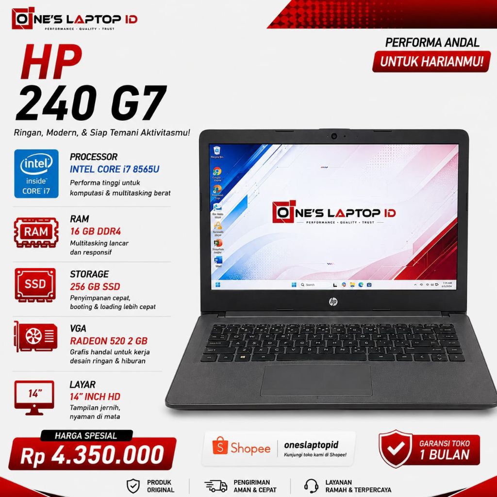 Hp 240-G7 i7-8565U