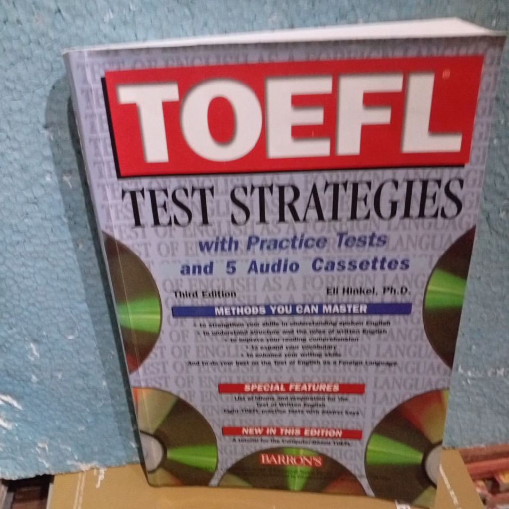 buku original TOEFL test strategies  ( new in this edition  )