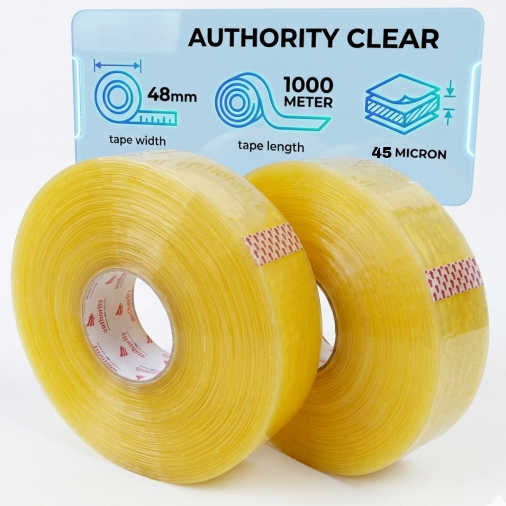 LAKBAN 2 INCH BENING 1000 METER FULL SUPER JUMBO - 48MM X 1000 METER X 45MICRON AUTHORITY