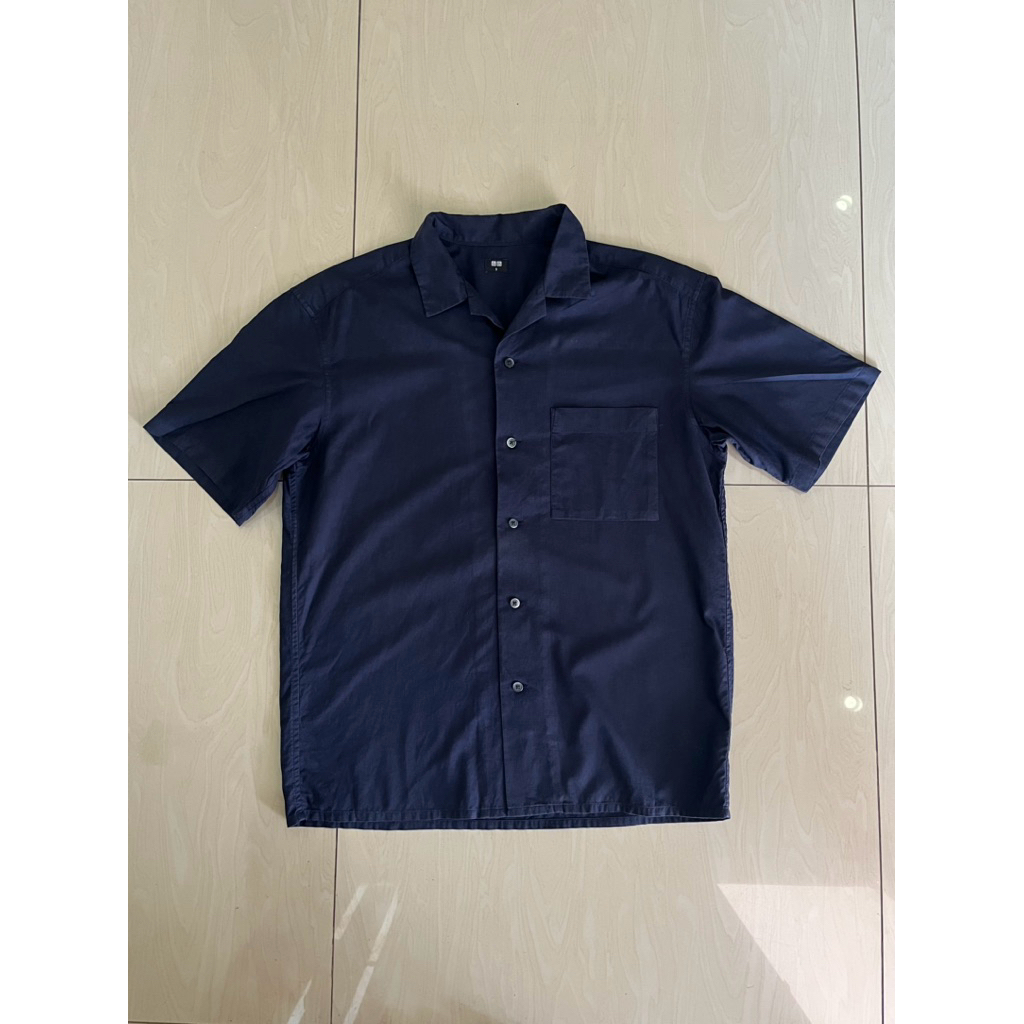 uniqlo open collar