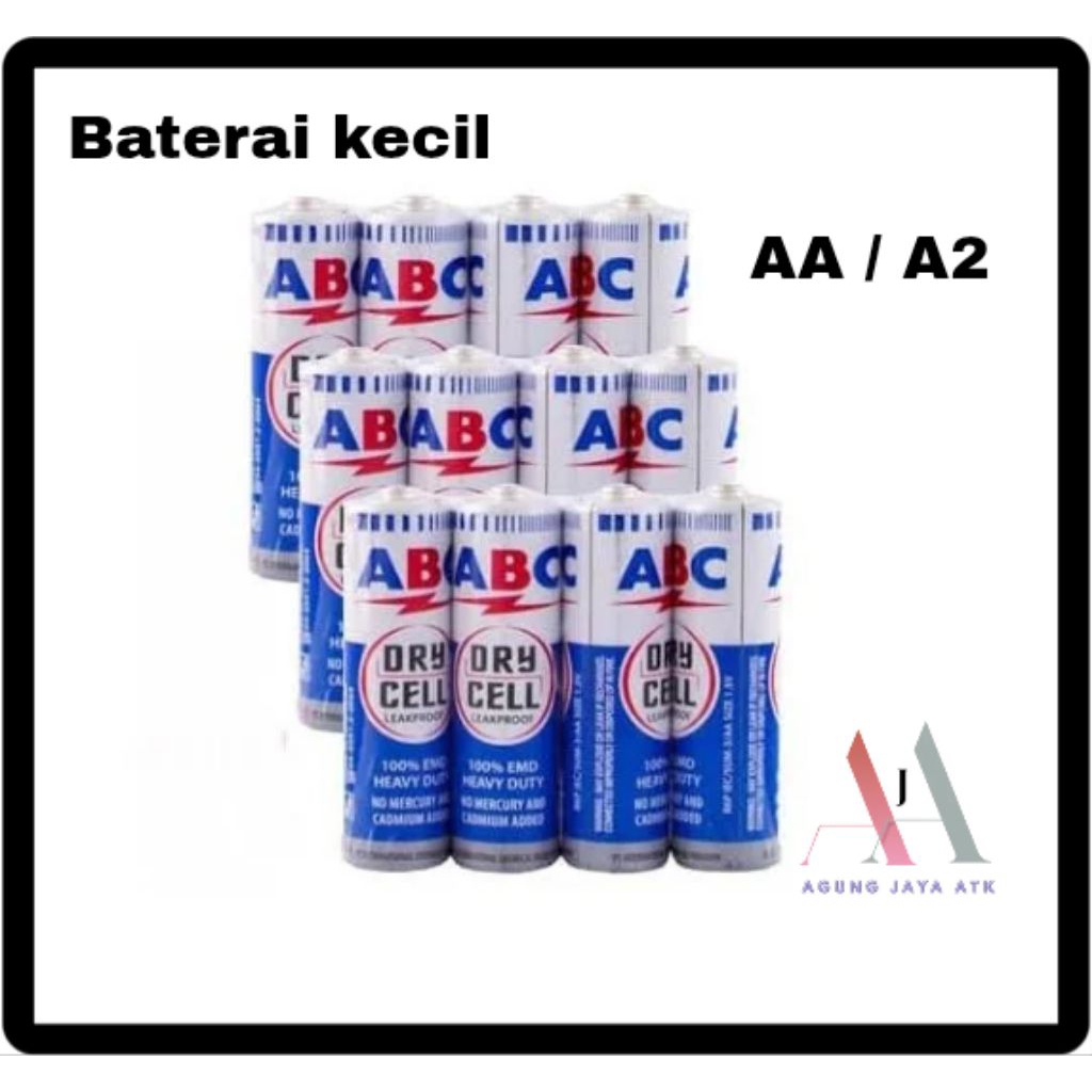 Baterai Batre Batu Kecil 4 biji ABC AA/A2
