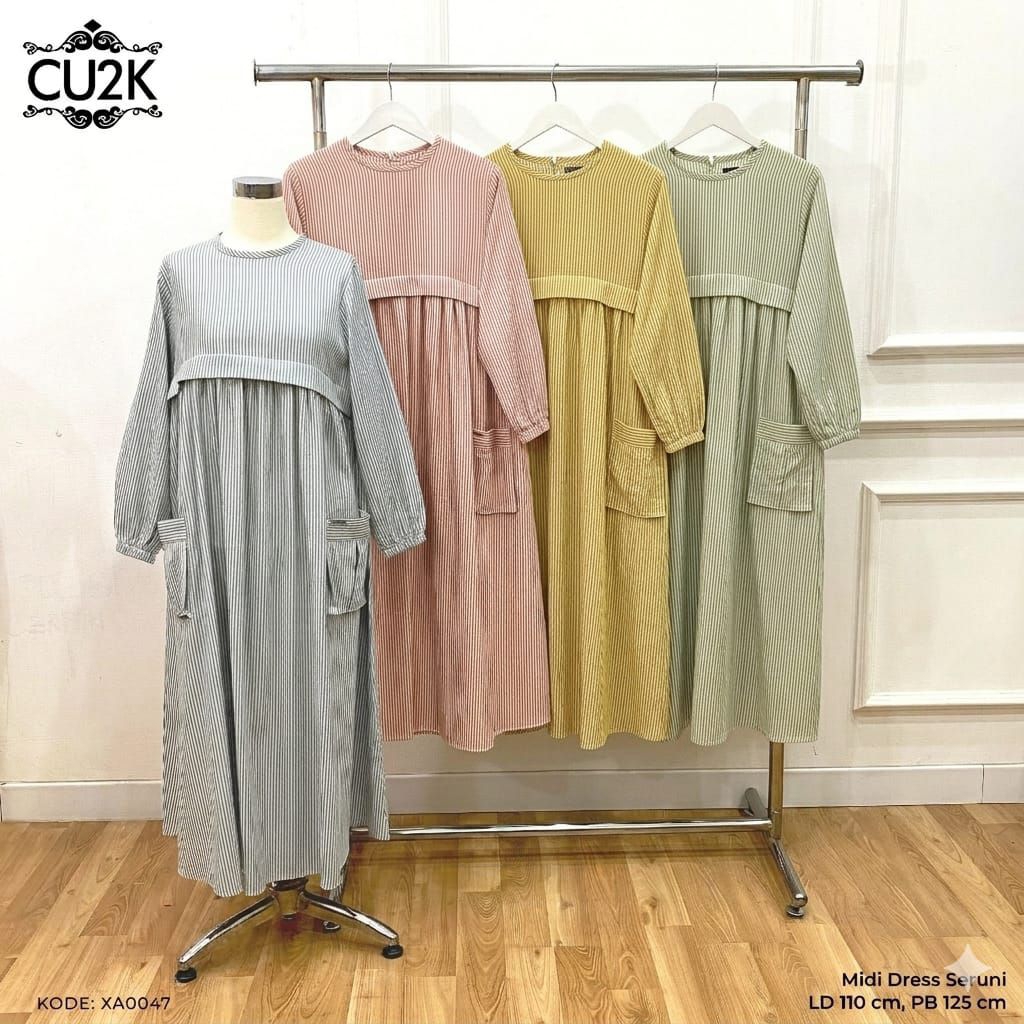 * MIDI DRESS SERUNI By CU2K *