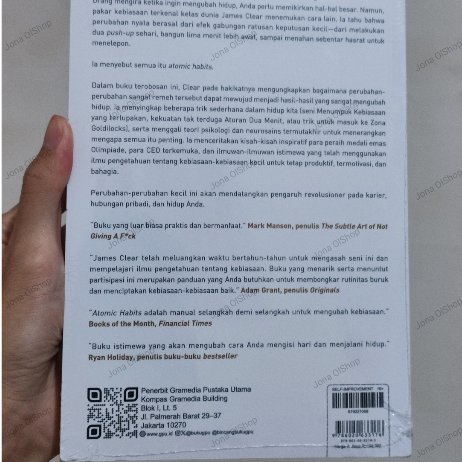 Preloved Buku Atomic habit